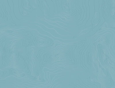 Linear abstract blue forms wall mural