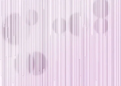 Geometry with circles 3D wall mural in purple shade