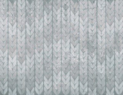 Gray-blue knitted texture patterned wallpaper