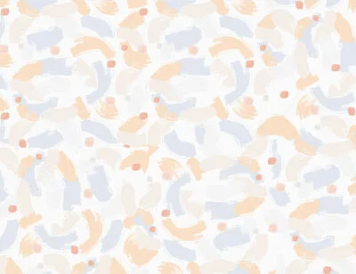 Art wallpaper with chaotic pastel brush strokes