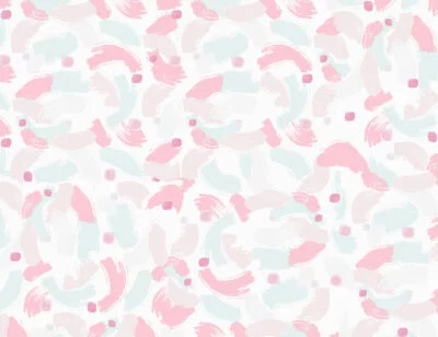 Art wallpaper with chaotic bright brush strokes