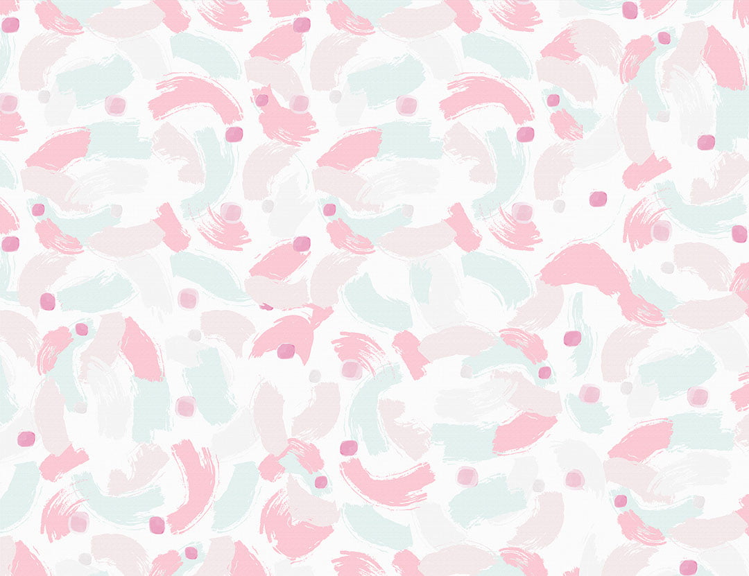 Art wallpaper with chaotic bright brush strokes