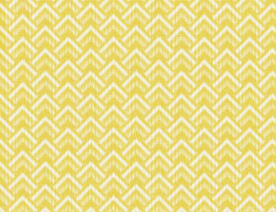 Yellow geometric patterned wallpaper
