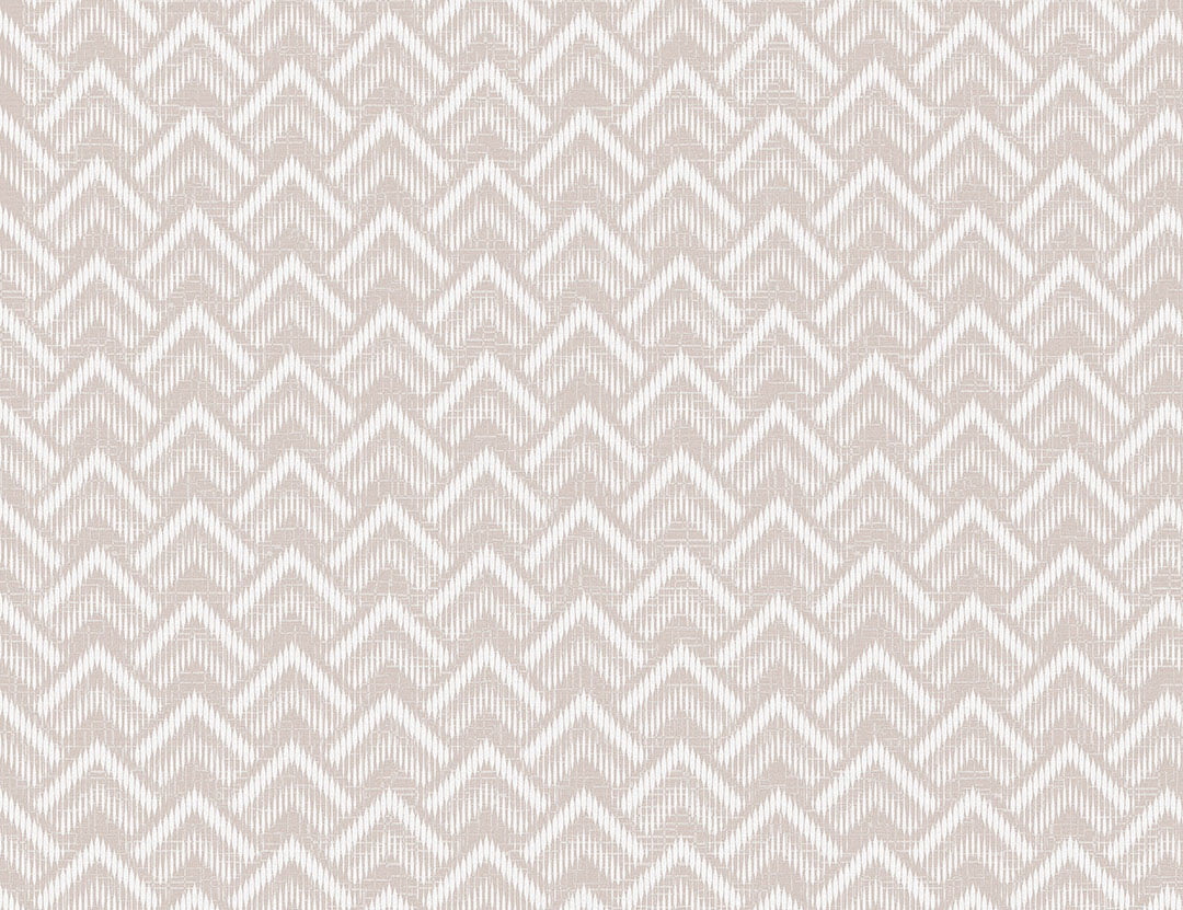 Geometric wallpaper with beige pattern