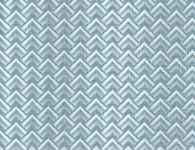 Geometric wallpaper with blue pattern