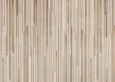 Beige geometric panels 3D wall mural
