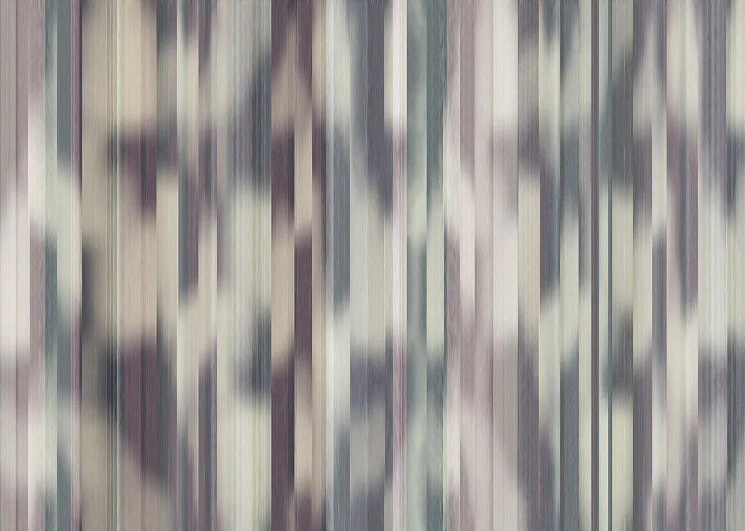 Modern wall mural with gradient abstract stripes
