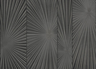 Dark 3D geometric panels wall mural