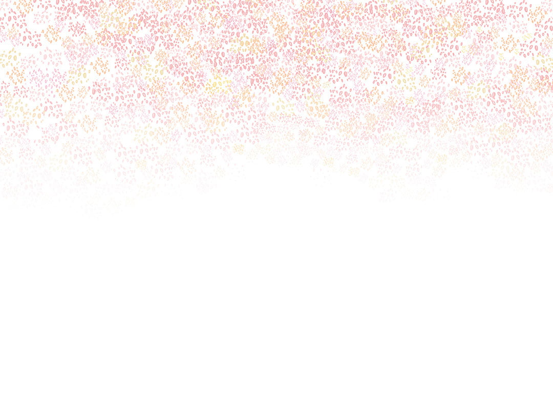 Crimson and orange bubbles ombre wall mural