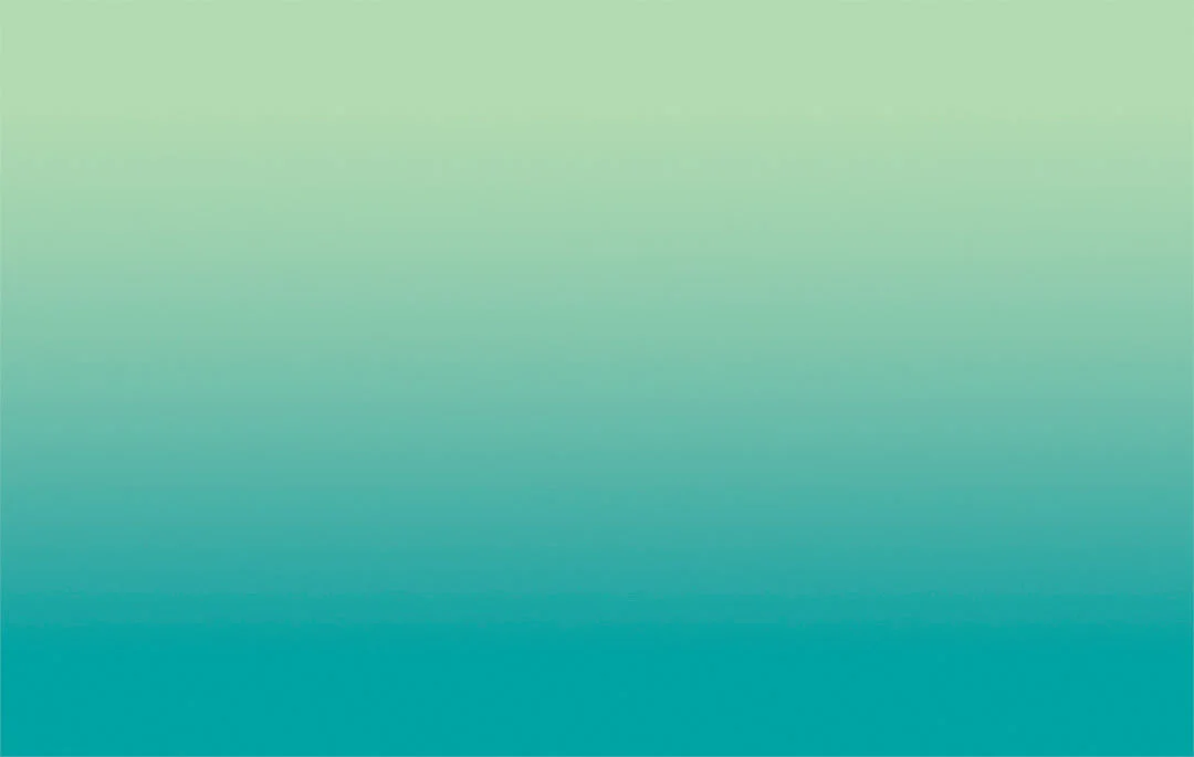 Lime green and turquoise gradient ombre wall mural