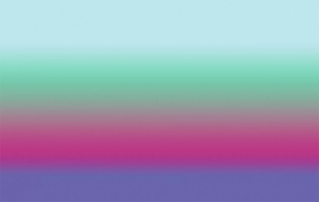 Green, purple and violet gradient ombre wall mural