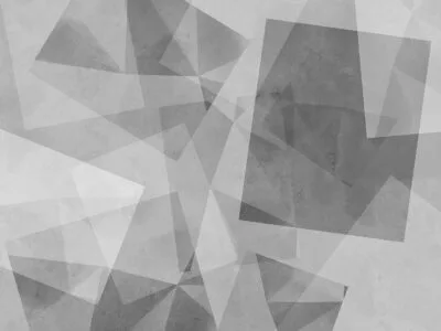 Abstract geometric gray wall mural with rectangles