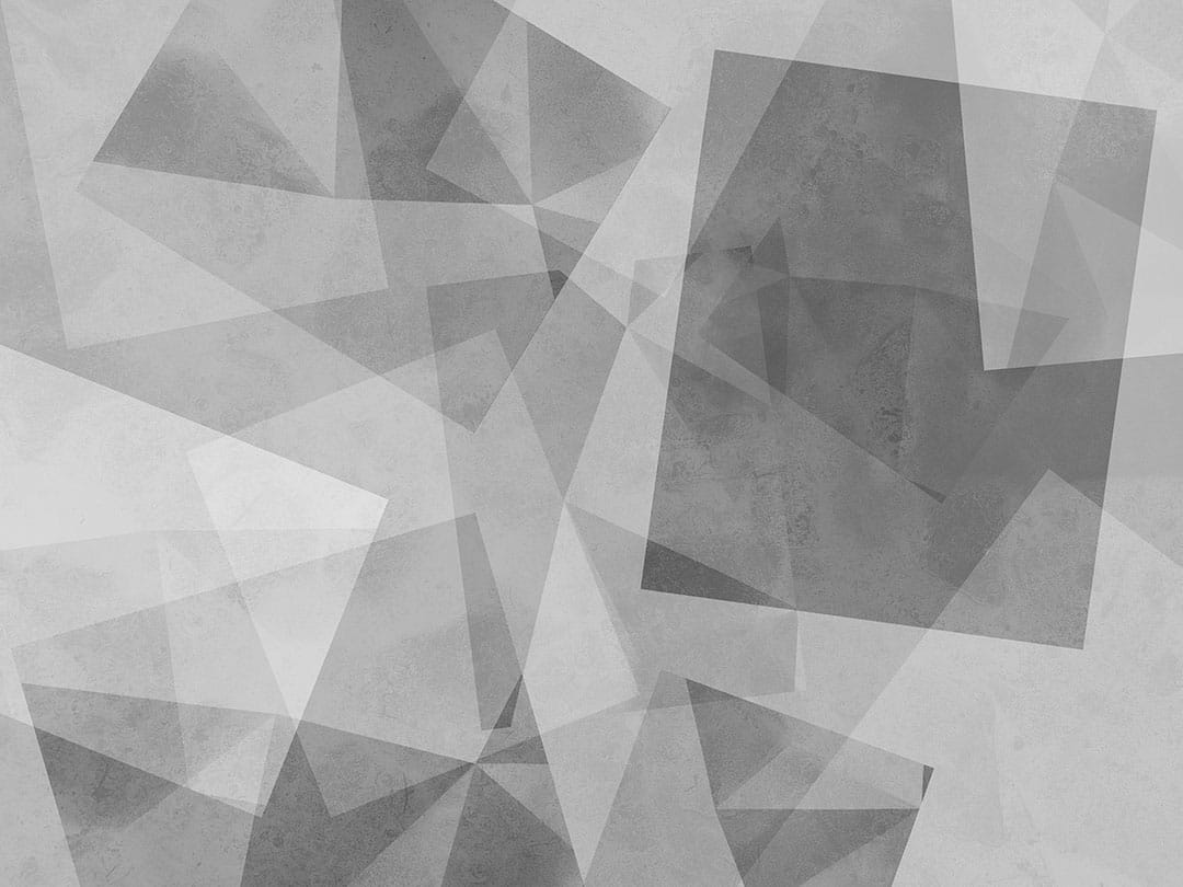 Abstract geometric gray wall mural with rectangles
