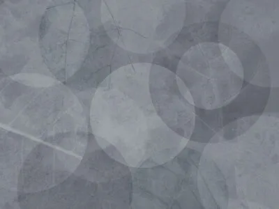 Abstract geometric blue wall mural with the texture of leaves