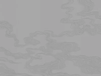 Gray clouds in Asian style wall mural