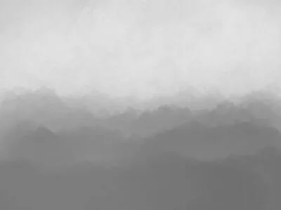 Gray watercolor gradient wall mural