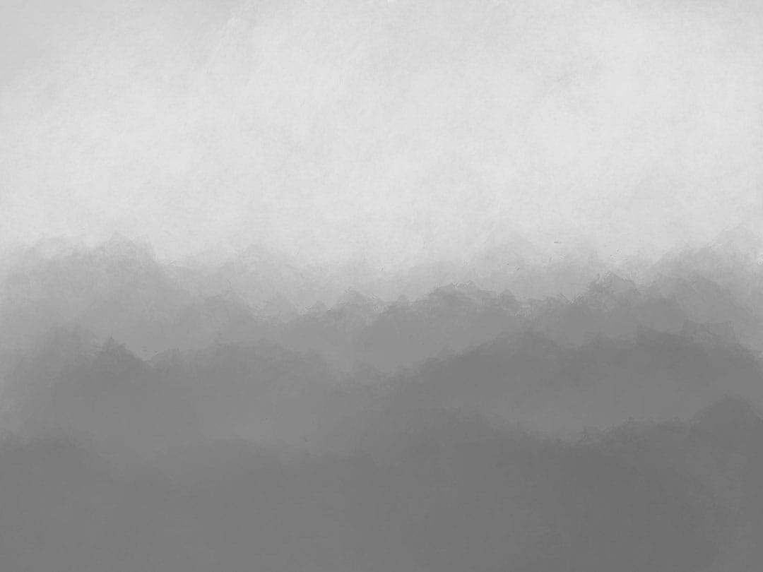 Gray watercolor gradient wall mural