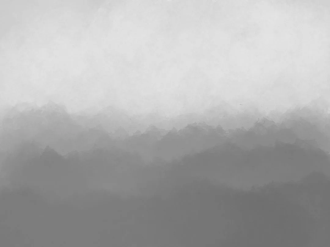 Gray watercolor gradient wall mural