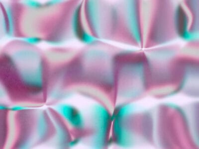 Purple gradient abstract wall mural with metallic shimmer