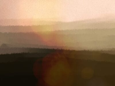 Gradient watercolor, dark abstract wall mural