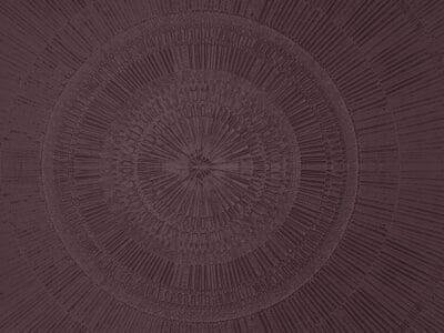 Stone textured dark geometric mandala wall mural
