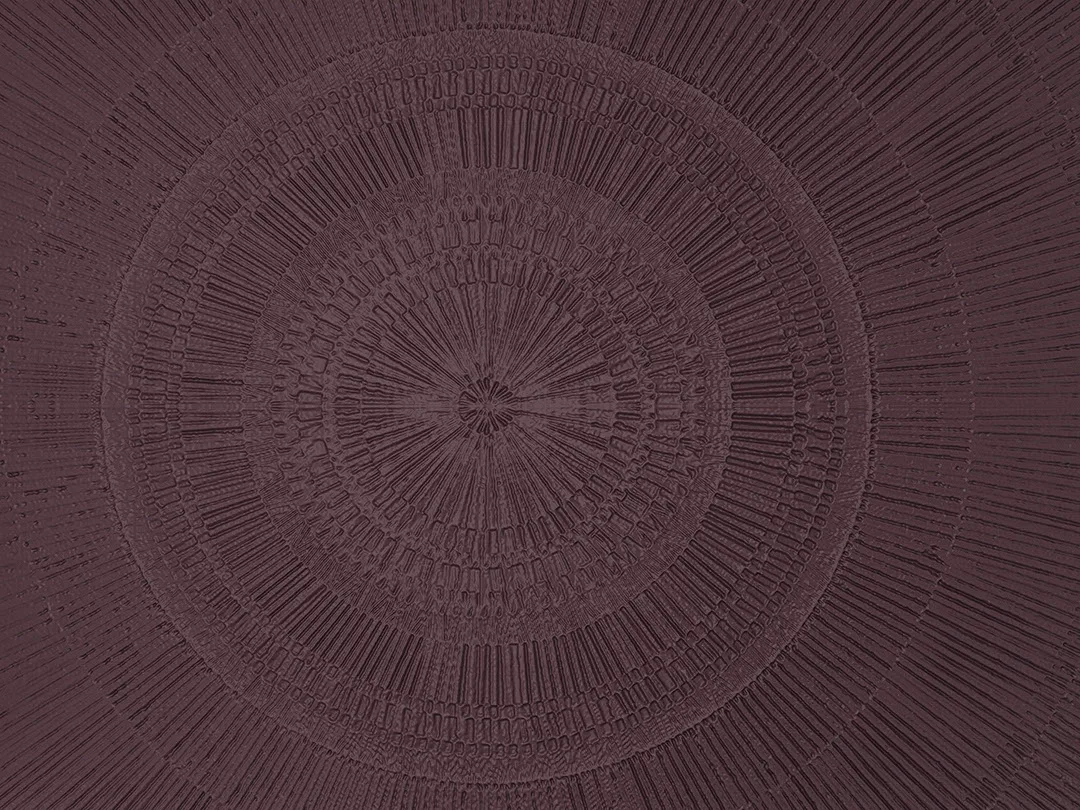 Stone textured dark geometric mandala wall mural